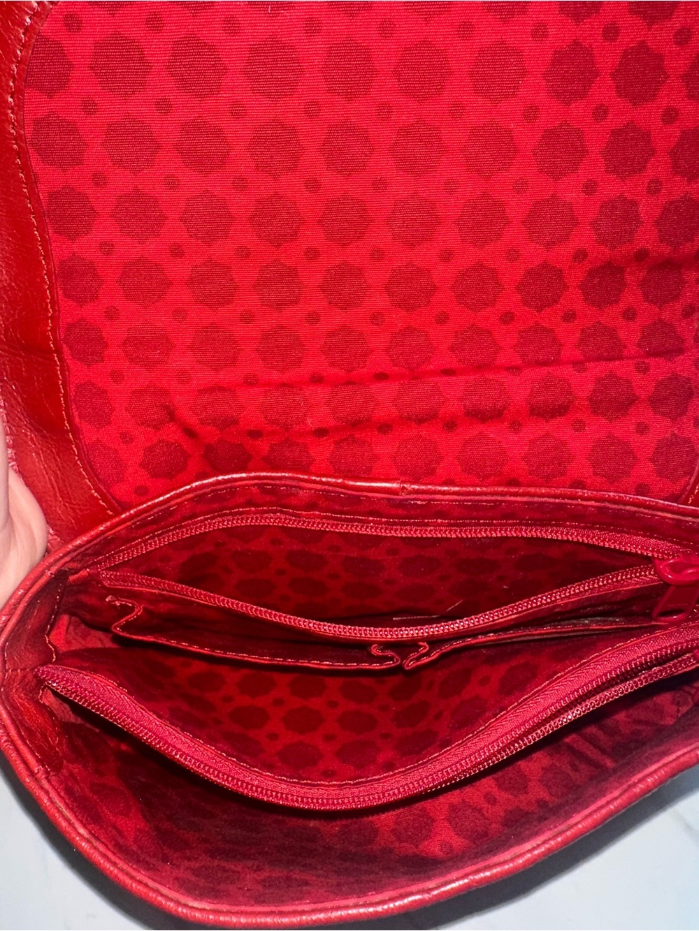 Brighton Cherry Red Nannette Shoulder Bag - Picture 6 of 7